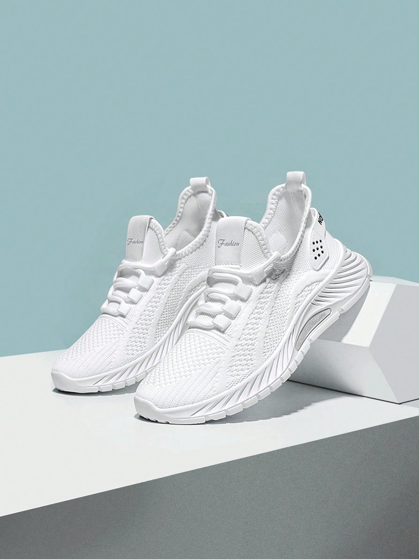 Women's Lightweight Running Sneakers, Breathable Lace Up Outdoor Tennis Trainers, Comfy Walking Sports Shoes ByYQUS