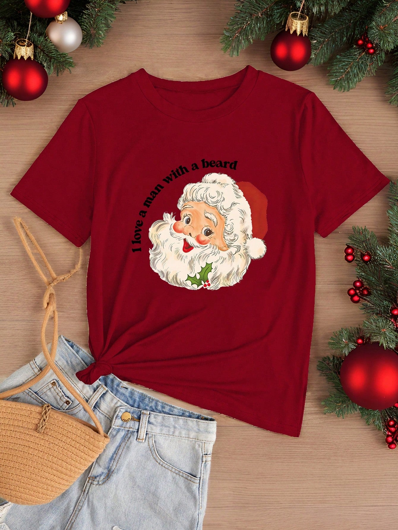 Slayr Women's Slim Fit Casual Short Sleeve T-Shirt, Summer Outfit, Leisure & Comfortable, Round Neck, Fashionable Streetwear, Printed With 'Smile Through The Pain' And Bear Design, Smile Through The Pain Graphic Tees Women Tops