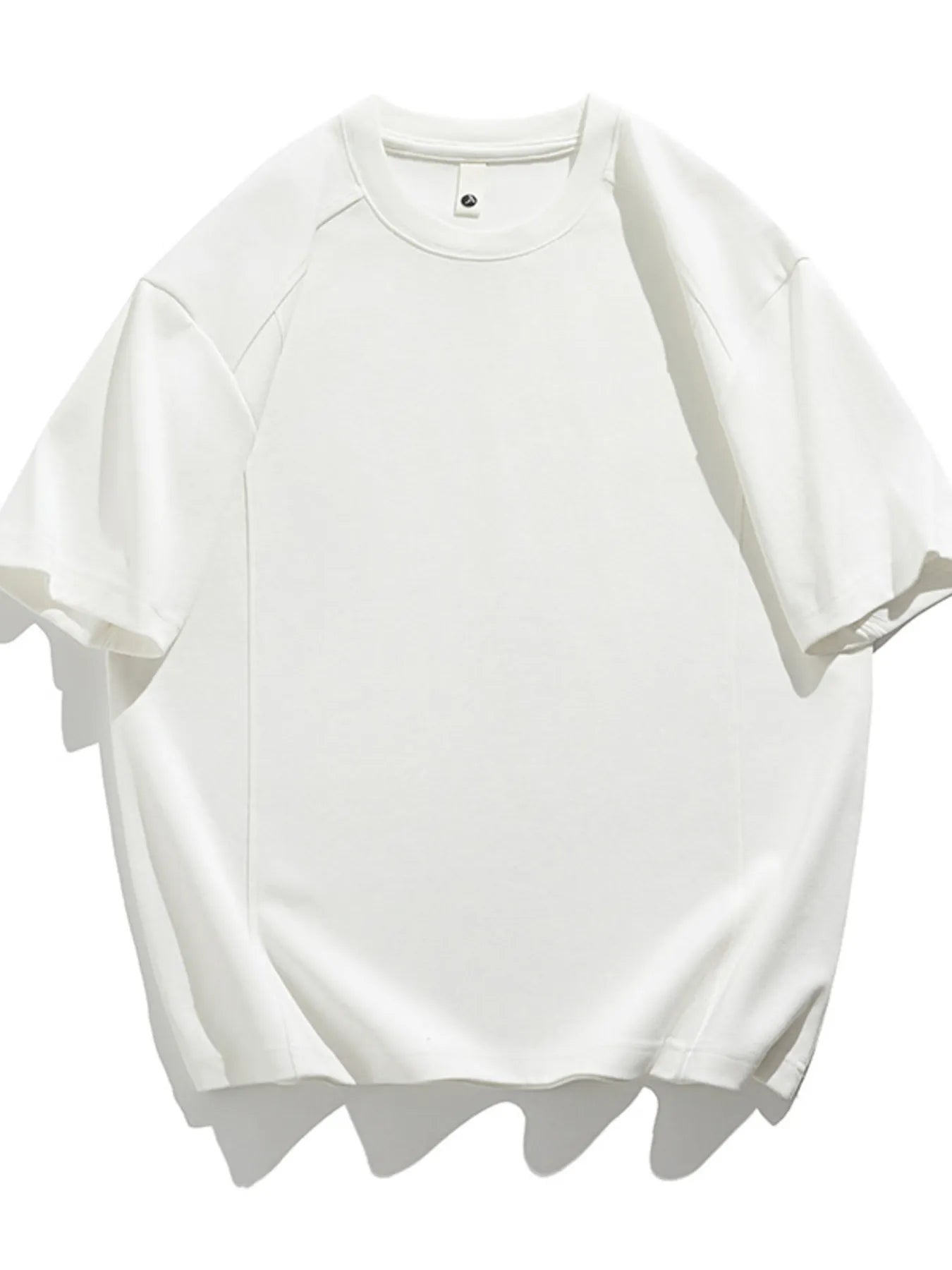 Men's Plus Size Solid Color Casual T-Shirt
