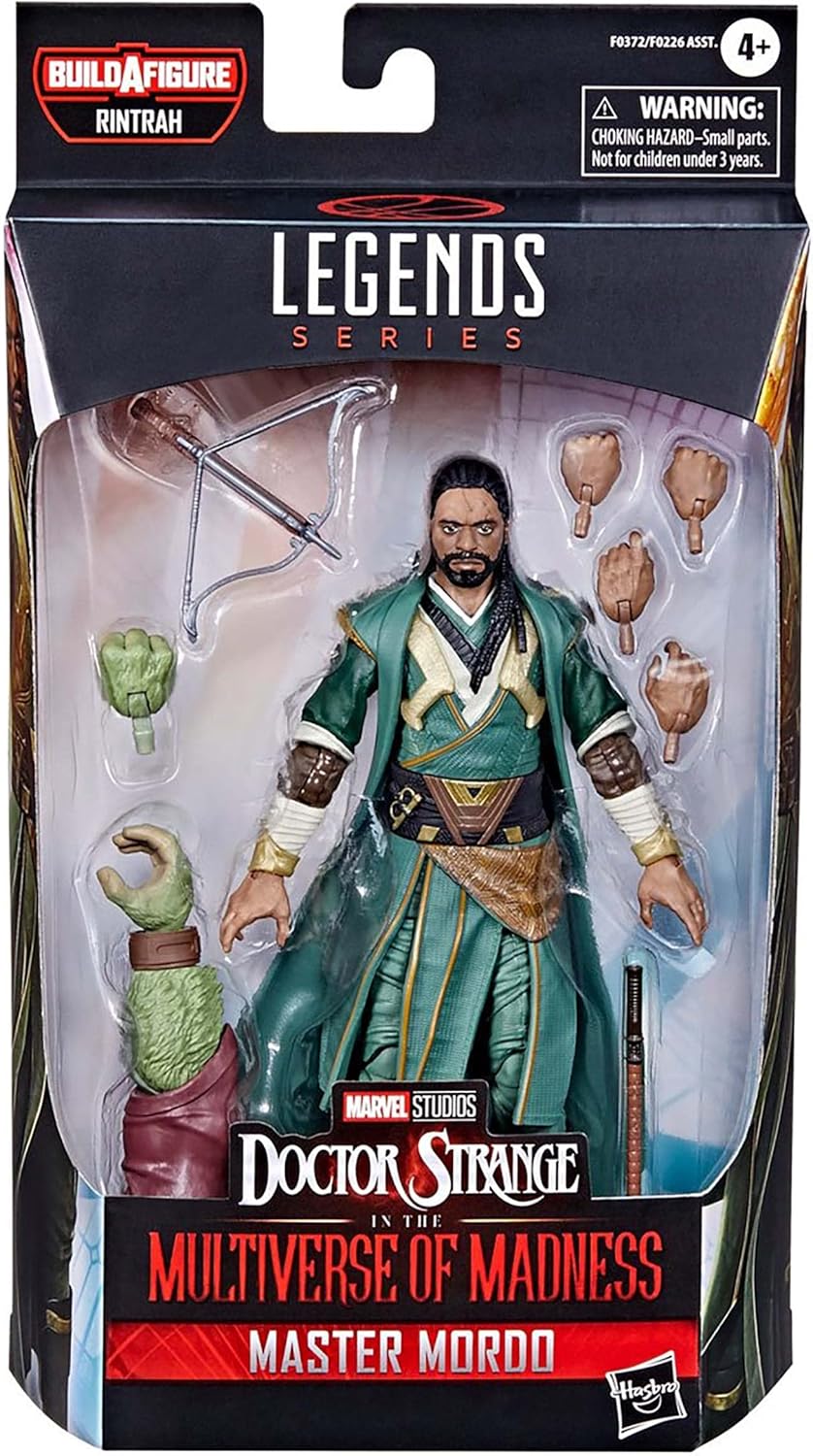Marvel Legends Series Doctor Strange in The Multiverse of Madness 6-inch Collectible Master Mordo Cinematic Universe Action Figure Toy, 6 Accessories and 1 Build-A-Figure Part