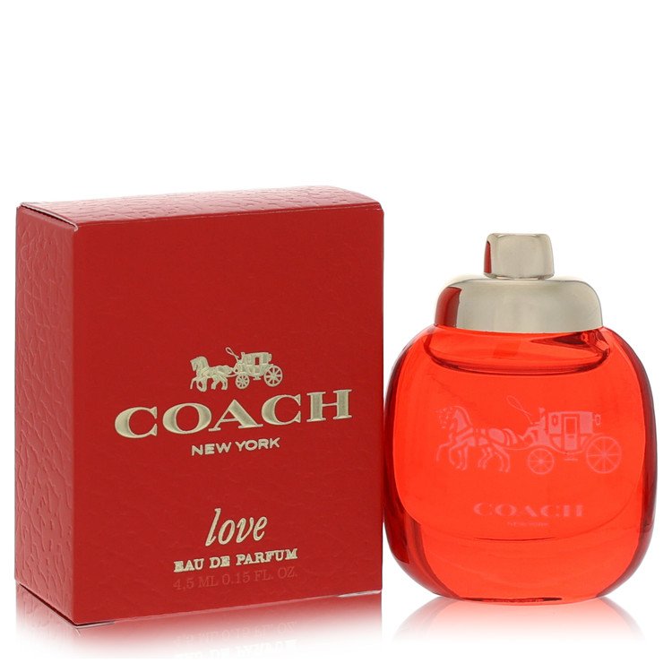 Coach Love Eau De Parfum red bottle and packaging box