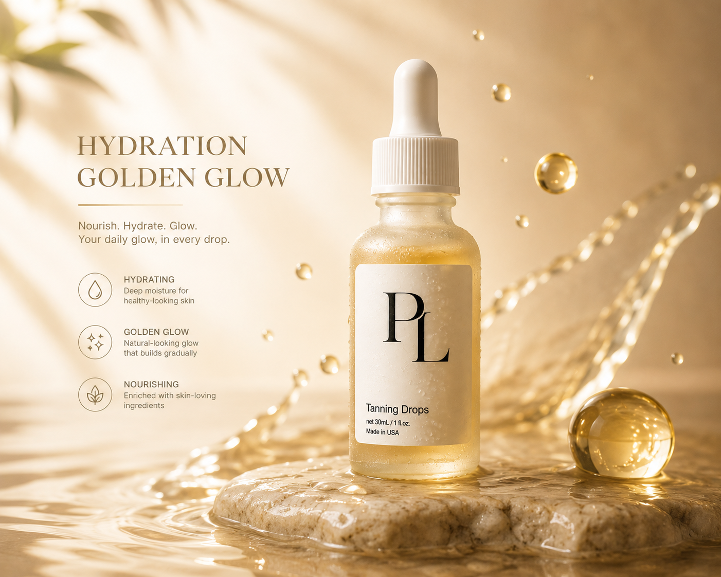 Self-Tanning Drops | Buildable Face & Body Glow