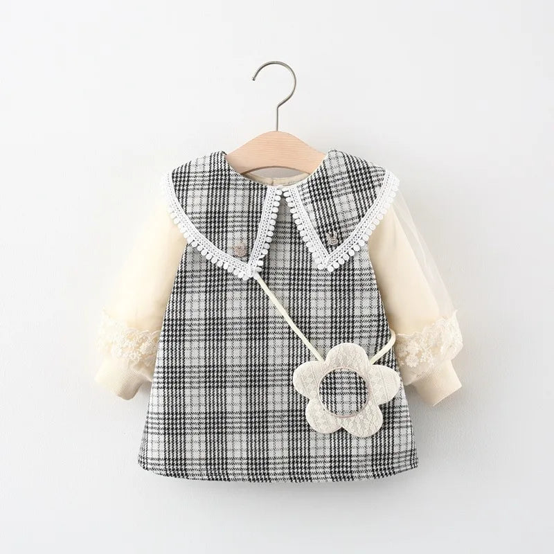 2021 new born baby girl clothes spring fall dress costume for infant baby clothing girls 1 year birthday princess dresses dress