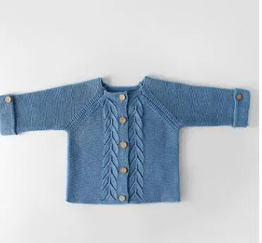 Baby Girls Clothes Autumn Baby knitted Romper Set Infant Newborn Baby Girl Cardigan Boys Sweater Cotton Baby Jumpsuit For Girls