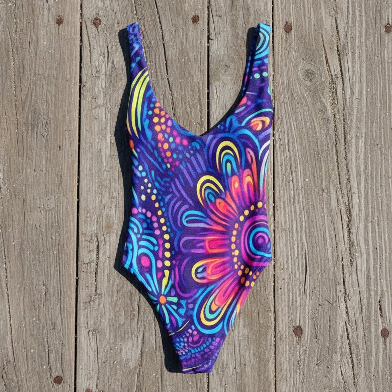 Island Tribe Women's Swimsuit | One Piece Tiki Print