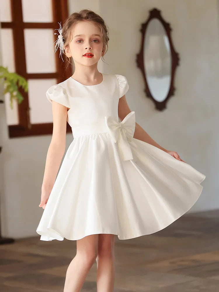 Teen Girls Champagne Golden Evening Party Dress Princess Kids Wedding Dress Little Fairy Children Formal Gown Photograph Wear