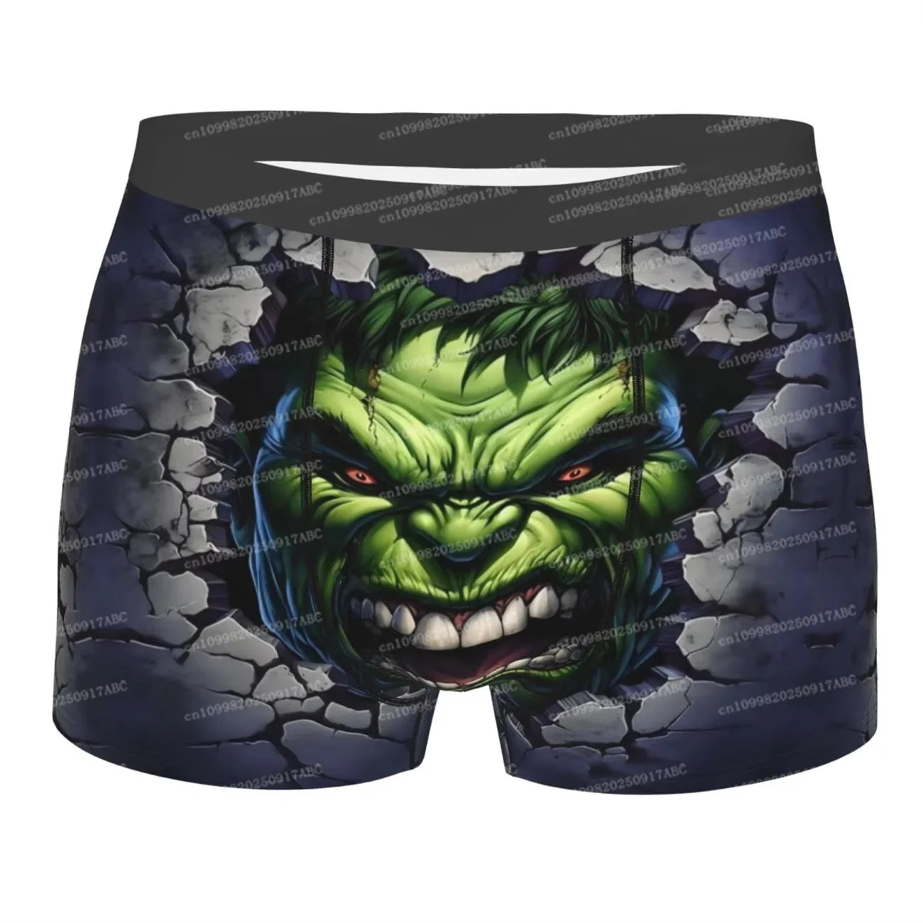 Men Underpants Funny Iron Man Marvel Film Boxers Shorts Panties Women Underpants Breathable Briefs Underwear Shorts Boxer Briefs