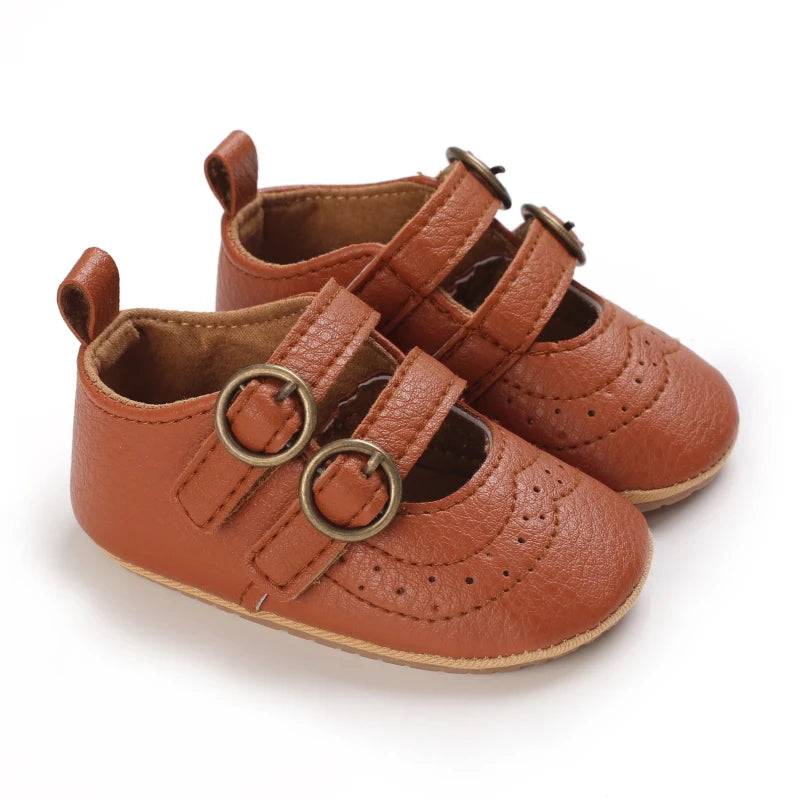 New Baby Girl Shoes Fashion Flower Flats Non-slip Newborn Toddler First Walkers Formal Sandals