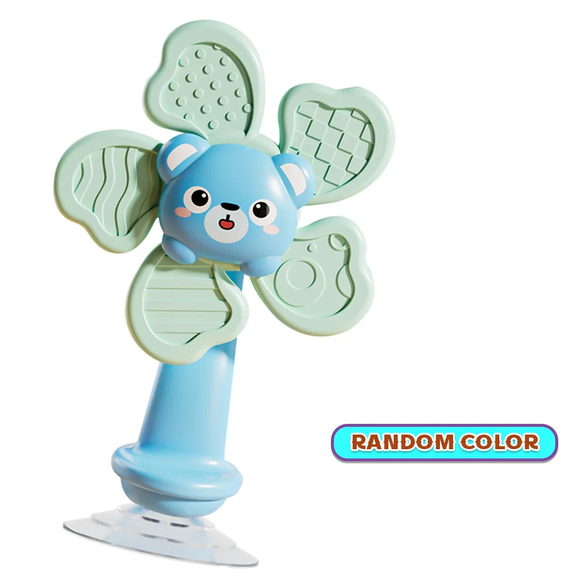 Baby Bath Toy Bathing Sucker Spinner Suction Cup Cartoon Rattles Fidget Educational Toy Children Boy Girl Gift Funny Development