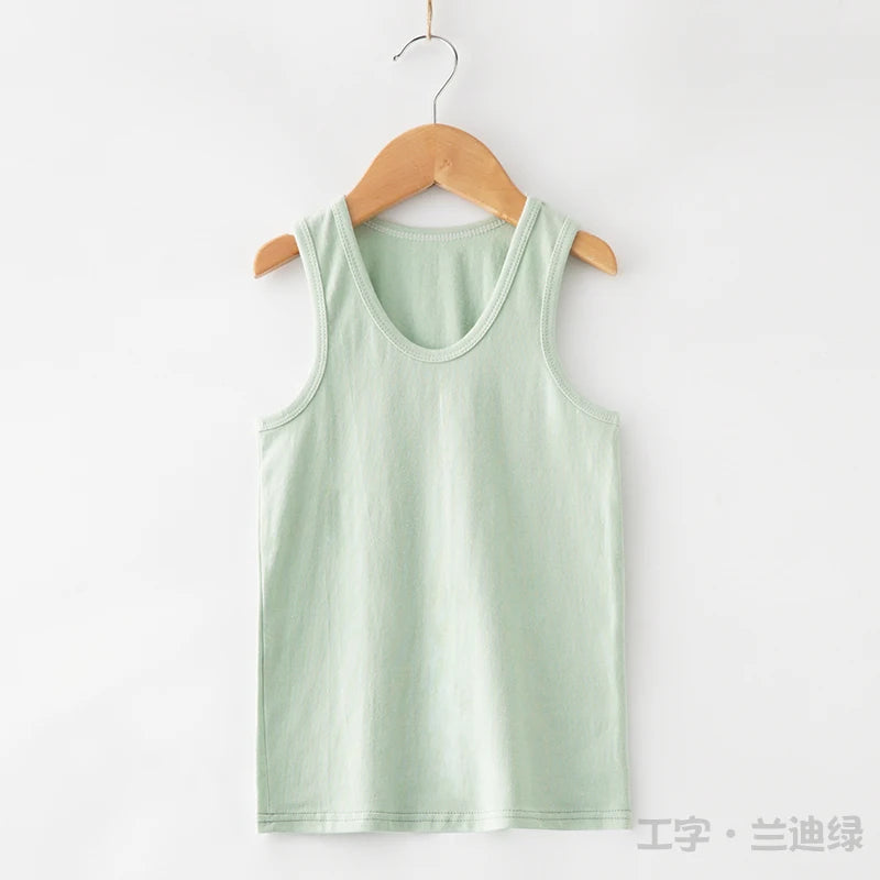 Undershirts for Girls Toddler 2 to 3 4 5 6 7 8 9 Years Summer Boys Underwear Vest Kids Camisoles Children Boy Tanks Infant Top