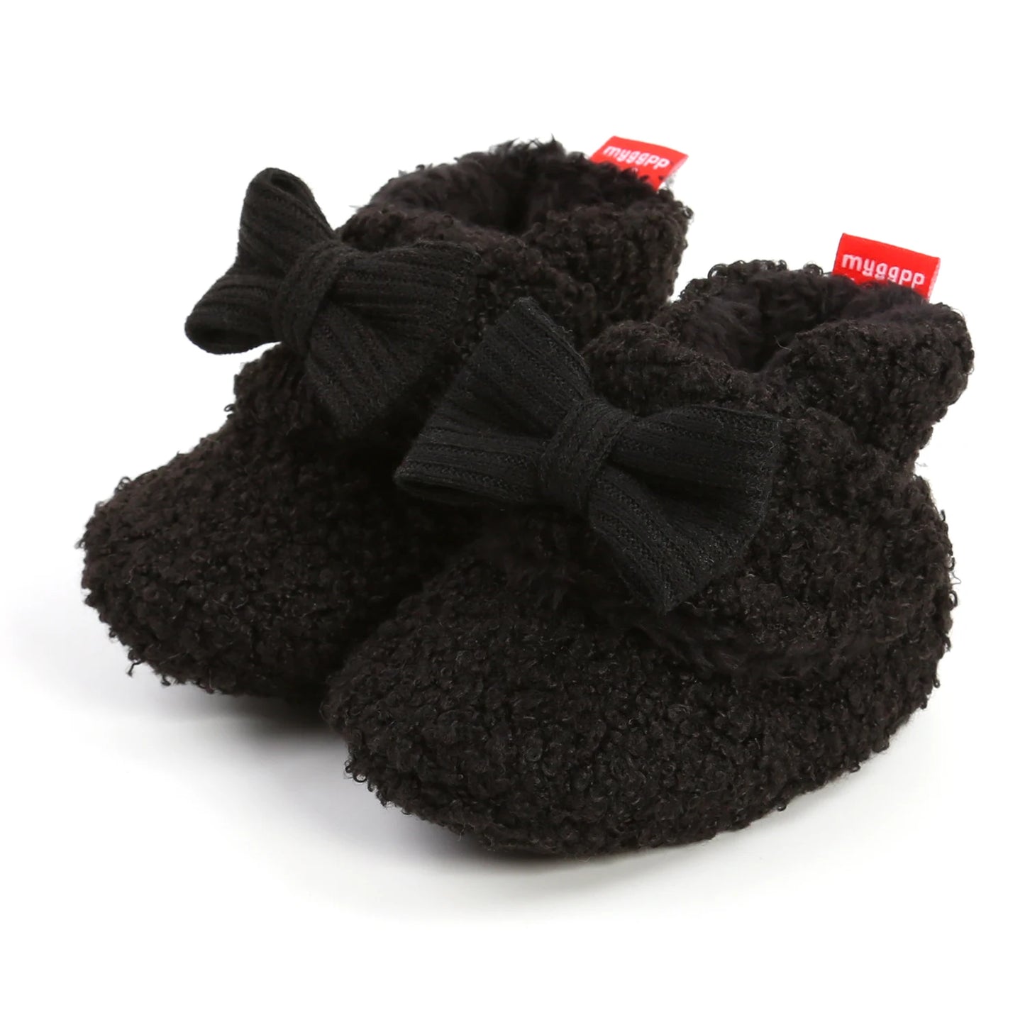 Baby Booties for Boys Girls with Soft Lining Non Slip Gripper Newborn Infant Slipper Socks Toddler First Walker Crib Shoes 0-18