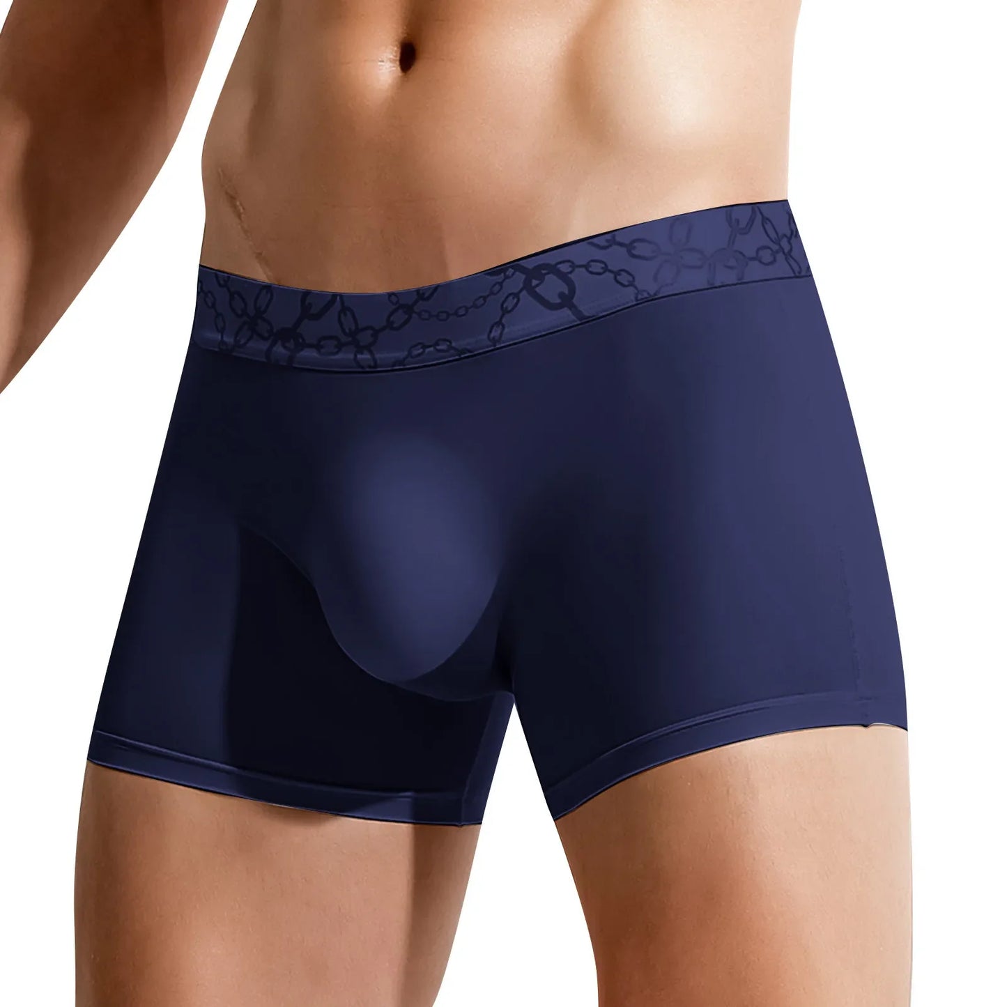 Men's Soft Fabric Sexy Underwear Low Waisted Fashionable Sexy Comfortable Breathable Flat Angle Underwear Japanese Man Underwear