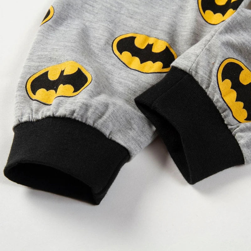 Batman Baby Boys Pajamas Sets Autumn Long Sleeved Children's Clothing Sleepwear Teen Pajama Cotton Pyjamas For Kids 6 8 10 Years