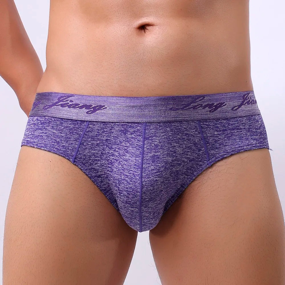 Sexy Men's Underwear Briefs Low Rise Soft Jockstrap Breathable Bikini Style Underpants Fashion Comfy Casual Hombre
