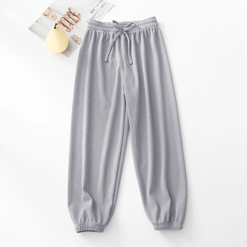 Kids Clothes for Teen Girls Pink Pants 2 To 12 Year Fashion 2022 Summer Green Casual Wide Leg Pants Children Loose Cool Trousers
