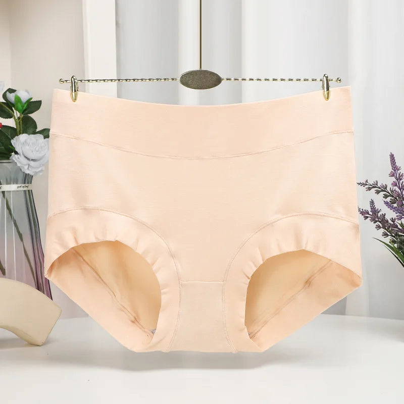 Women's Underwear Modal Panties for Women High-Rise Female Underwear Briefs Comfortable Underpants Plus Size Soft Safety Shorts
