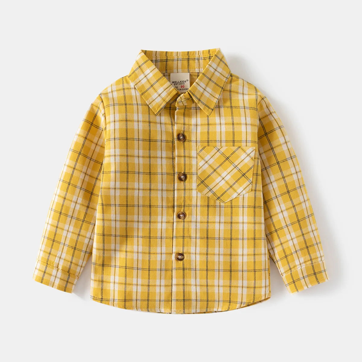 Quality Plaid Shirts for Boys Cotton Toddler Kids Tops Long Sleeve Spring Autumn Children's Clothes