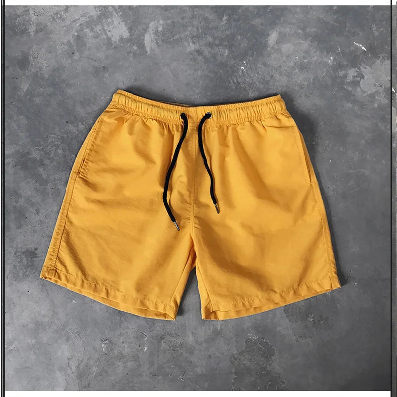 Men's Beach Pants Casual Five-Panel Shorts Fashion Trendy Outerwear Loose Fit Waterproof Surfing Swimming Trunks