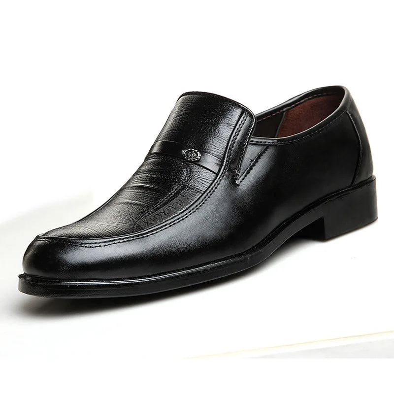 2024 New Leather Shoes for Men High Quality Business Men Dress Shoes comfortable Flats Oxford Breathable Men Party Wedding Shoes