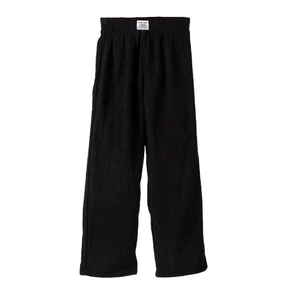 Girls Pants Autumn Winter Warm Trendy Children's Corduroy Casual Straight Trousers Kids Slimming Wide Leg Pants 4-14Years Old