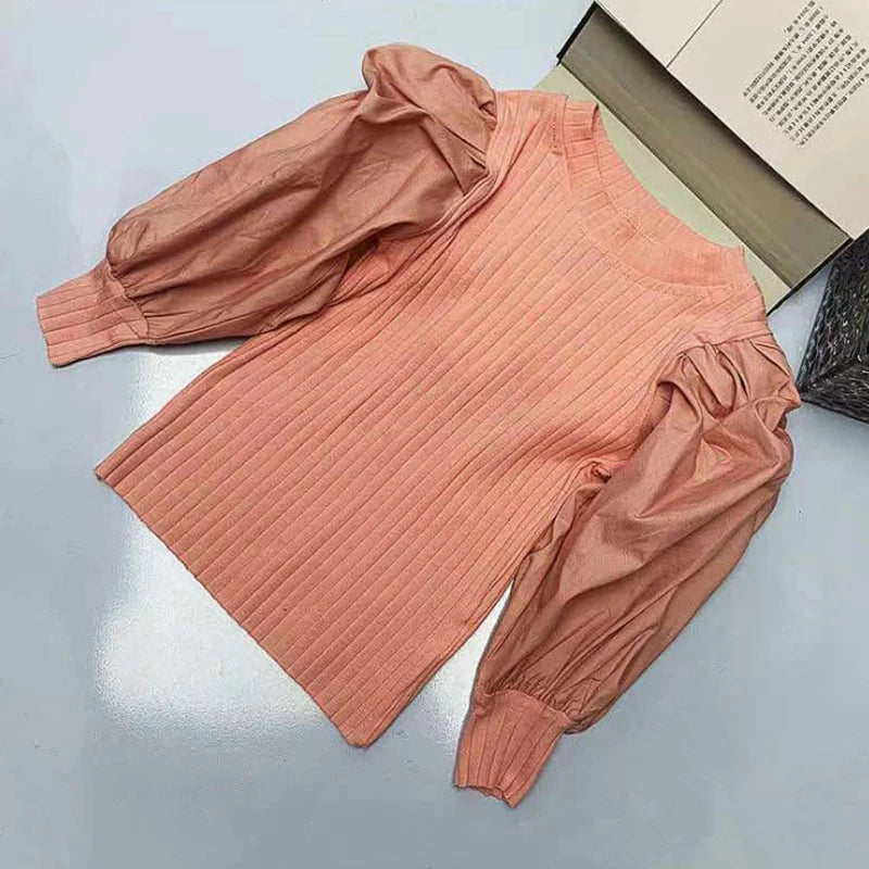 Fashion Kids Girls Blouse Puff Long Sleeve Girls Shirt White Blouse Tops Children Clothes Baby Toddler Teen School Princess A383