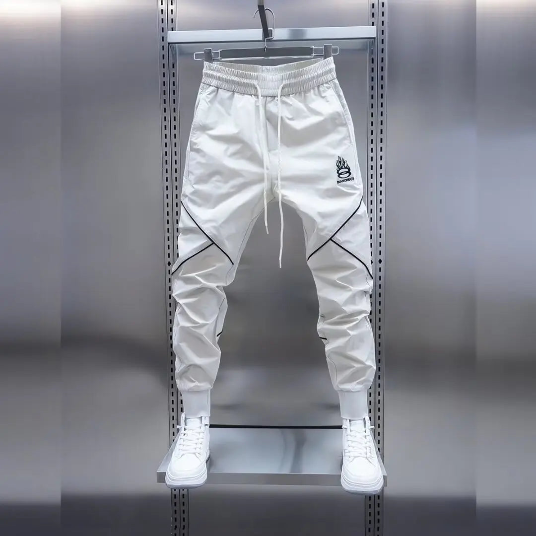 Men's Cargo Pants White Hip Hop Male Trousers Summer Regular Fit Harajuku Long Slacks Street Emo Cheapest Luxury New In Casual