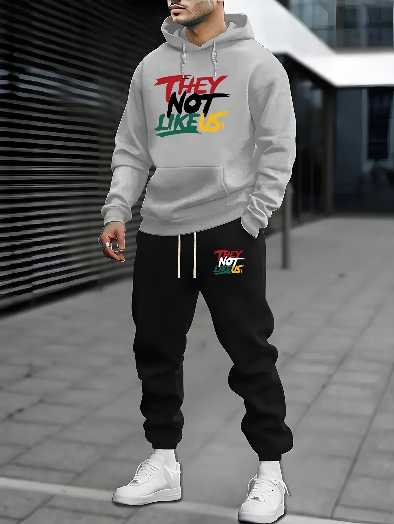 Men'S Sports Suit - Fashionable Long-Sleeved Hoodie And Casual Jogger Pants Very Suitable For Spring/Autumn Outdoor Activities