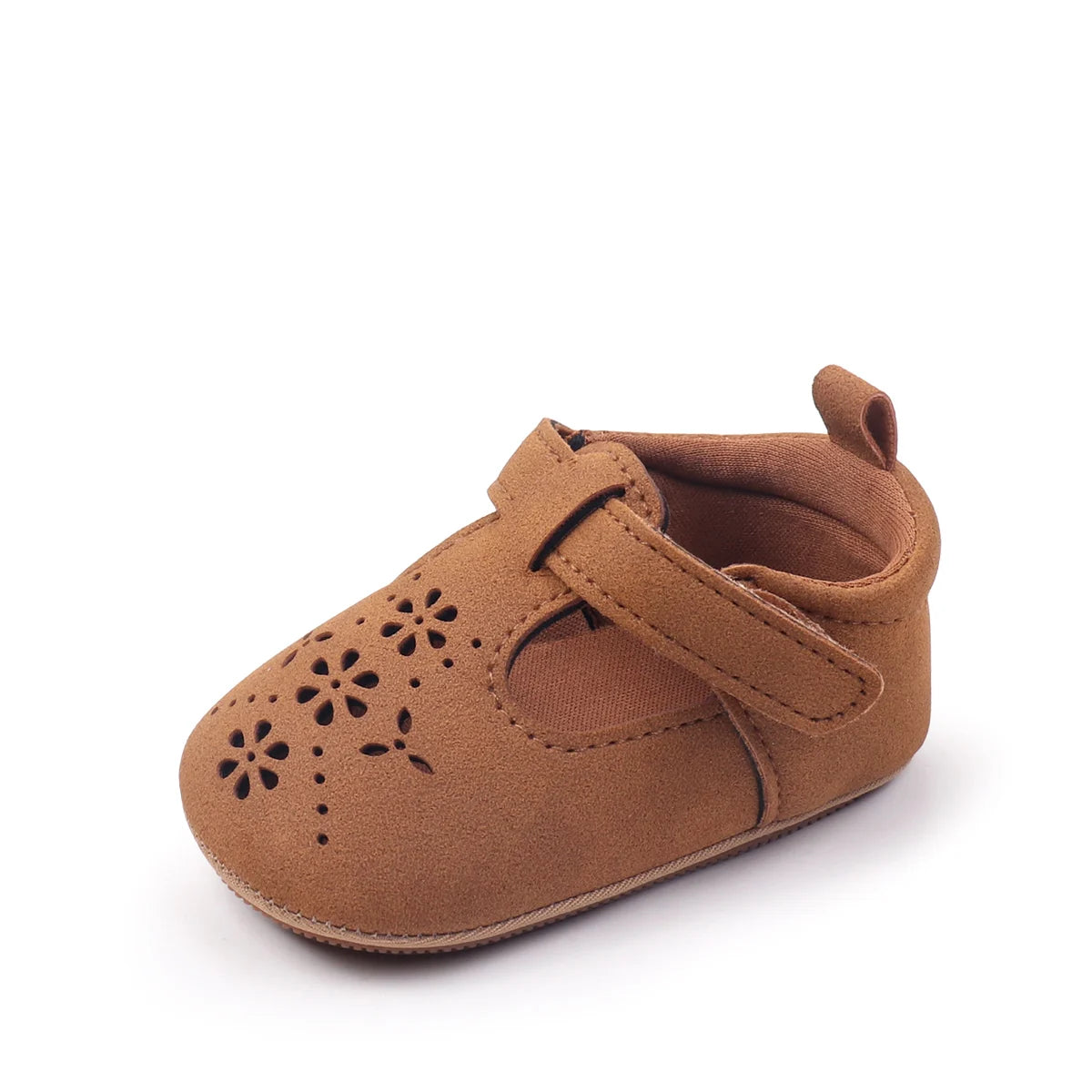 Baby Shoes For Boys And Girls, New Style, 0-1 Year Old, Hollow Out Rubber Sole, Anti-slip And Breathable Learning