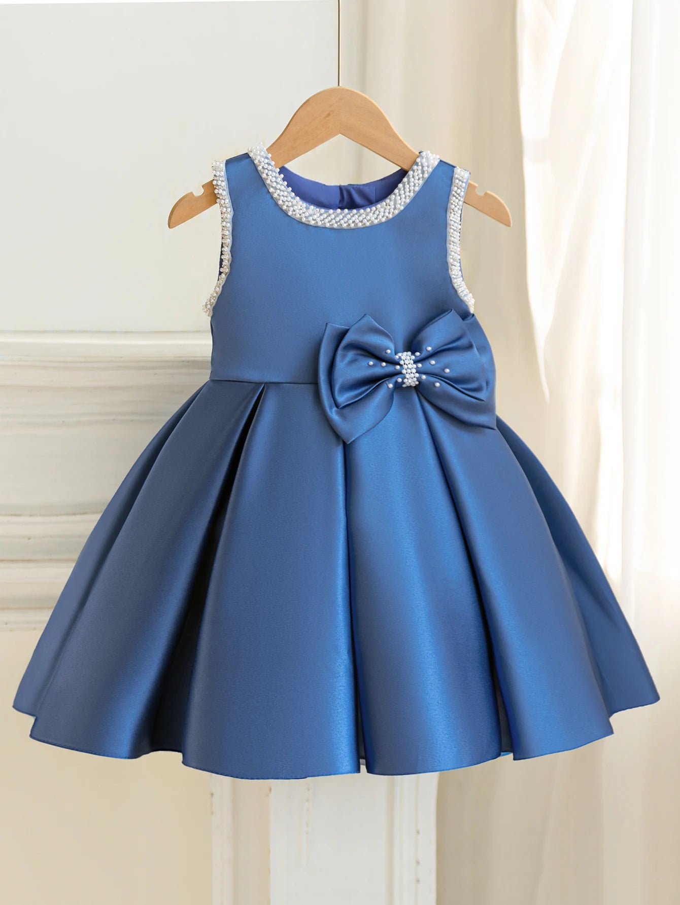 Girls Party Dresses Sleeveless Green Princess-style Dress Suitable for Wedding Flower Girl Birthday Party Evening Wear