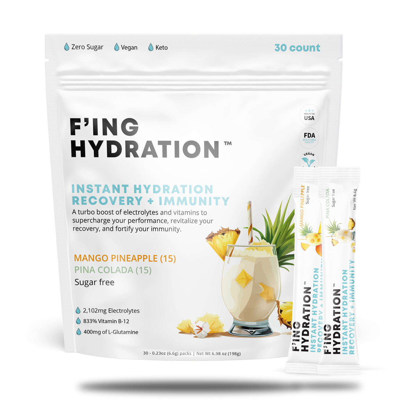 F'ing Hydration Packets - Quench Your Thirst for Greatness