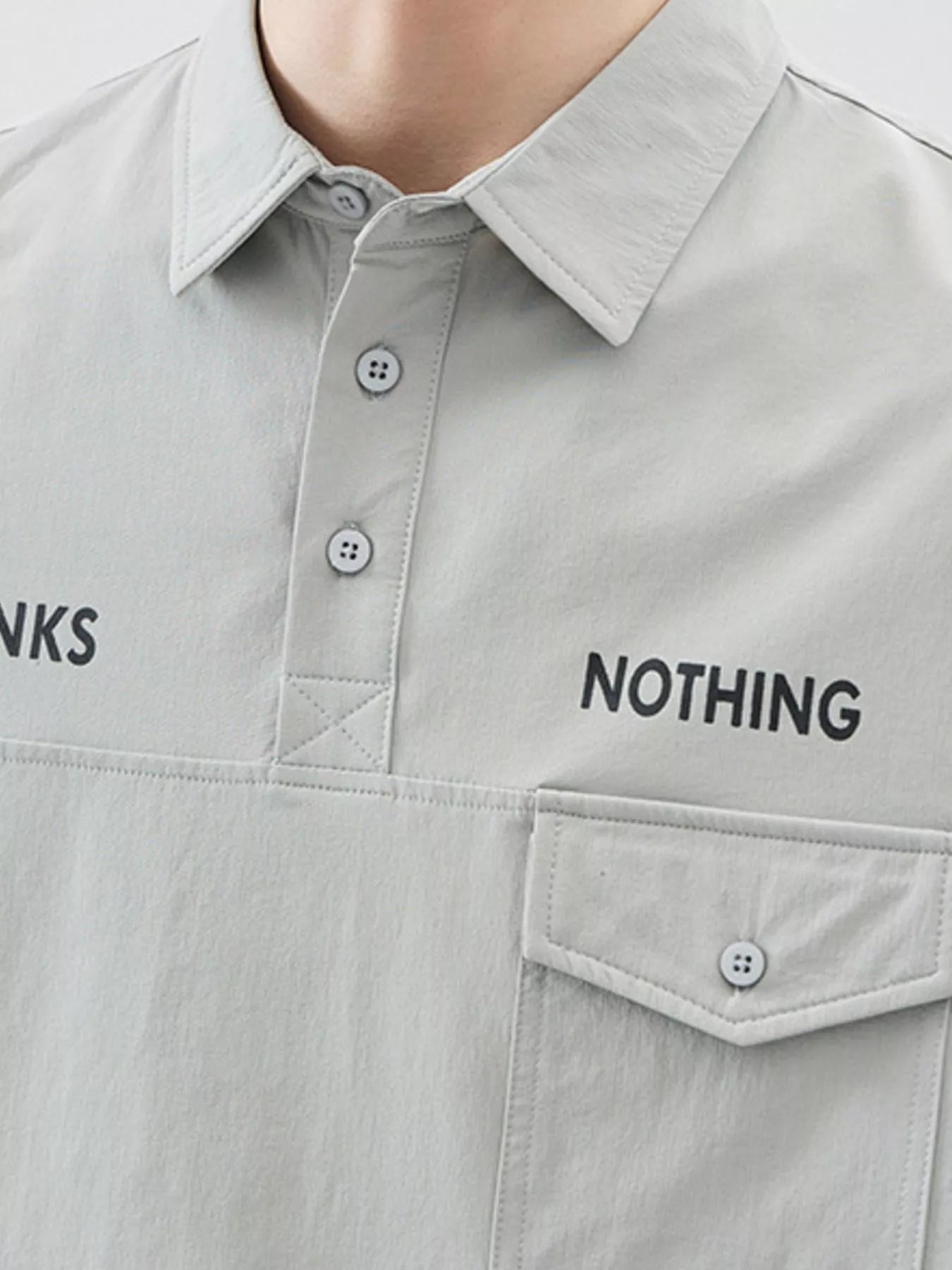 Men's Plus Size Button Detail Short Sleeve Polo