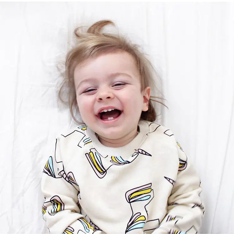 Cartoon Unicorn Hoodie for Boys - Long Sleeve Top
