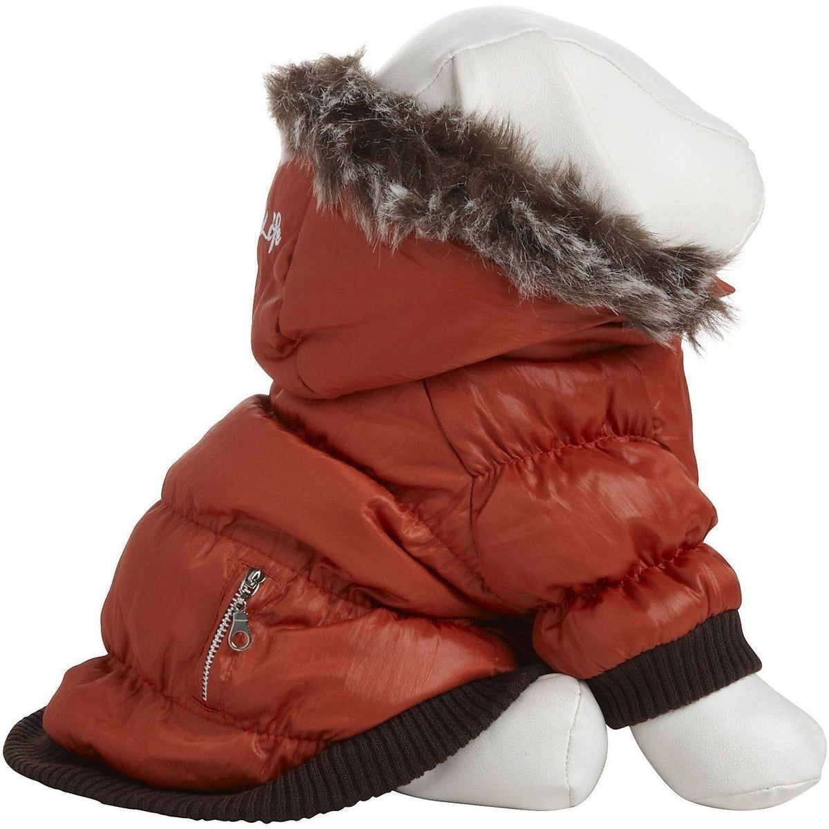 Pet Life ® Classic Metallic Fashion 3M Insulated Dog Coat Parka w/ Removable Hood