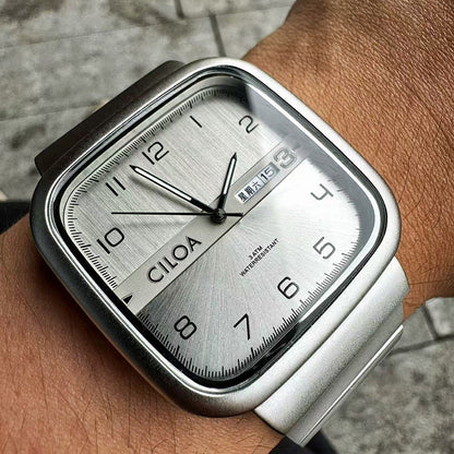 Mechanical-style Watch And Student-friendly Design Conceptual Hole Detail For Men
