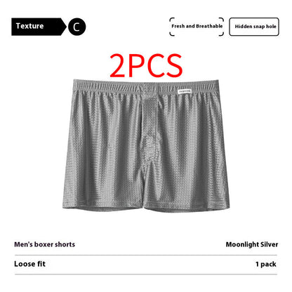 Ice Silk Arrow Pants Nylon Ice Silk Men's Boxers