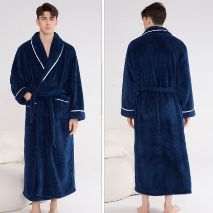 Autumn And Winter Thick Night-robe Couple Style