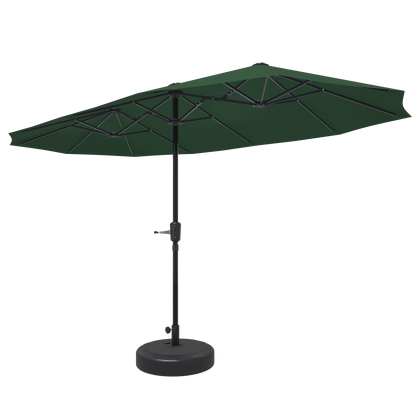 Ainfox 13ft Patio Umbrella Outdoor Two Layers With Umbrella Base