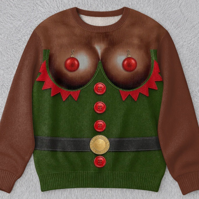 Crewneck Pullover SweatshirtChristmas Carnival