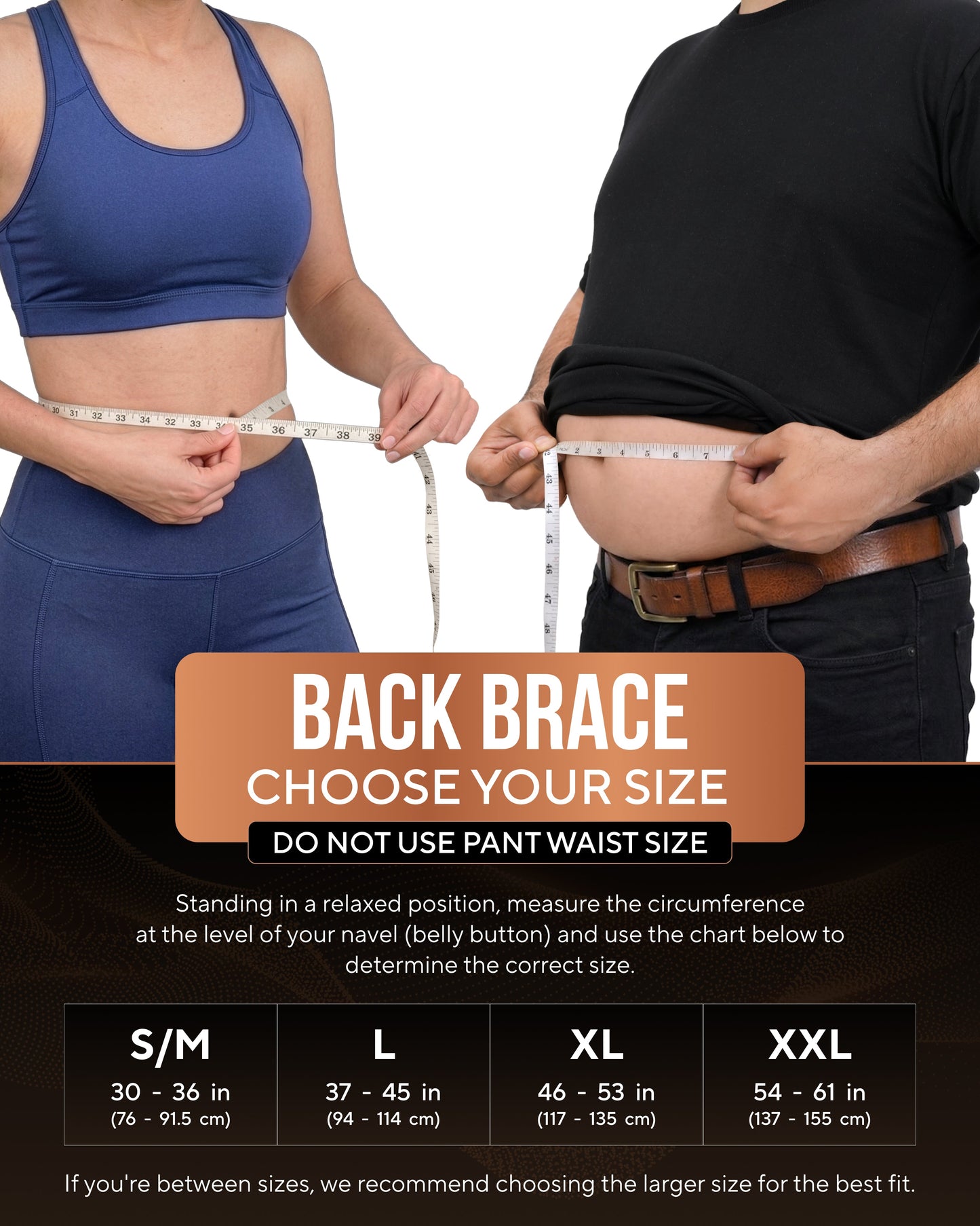 Copper Compression Lower Back Brace