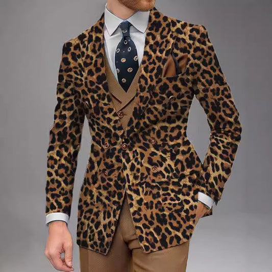 Business-Casual Tailored Suit Spring-Autumn Top For Men