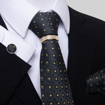 Multi Colored Striped Floral Mens Tie