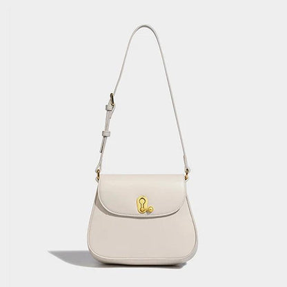 Luxury Retro Cowgirl Saddle Bag | Genuine Leather Brown Handbag
