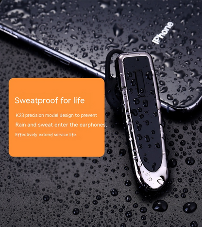Bluetooth Headset Bluetooth 5.0 Earpiece Dual Mic Noise Cancelling Bluetooth Earpiece 16Hrs Talktime Wireless Headset Hands-Free Earphone for Truck Driver Handsfree Headphones Mini Wireless Earphone Earbud Earpiece