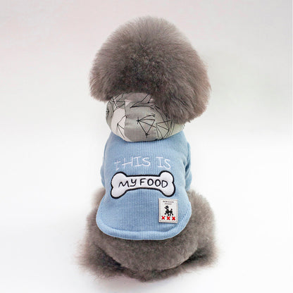 Thickened Warm, Hooded, Padded Clothes For Pets