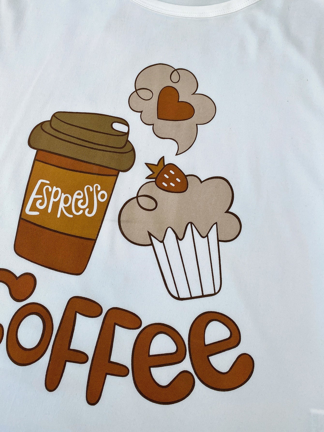 Letter And Graphic Print Top & Shorts & Pants PJ Set / Pajama Set