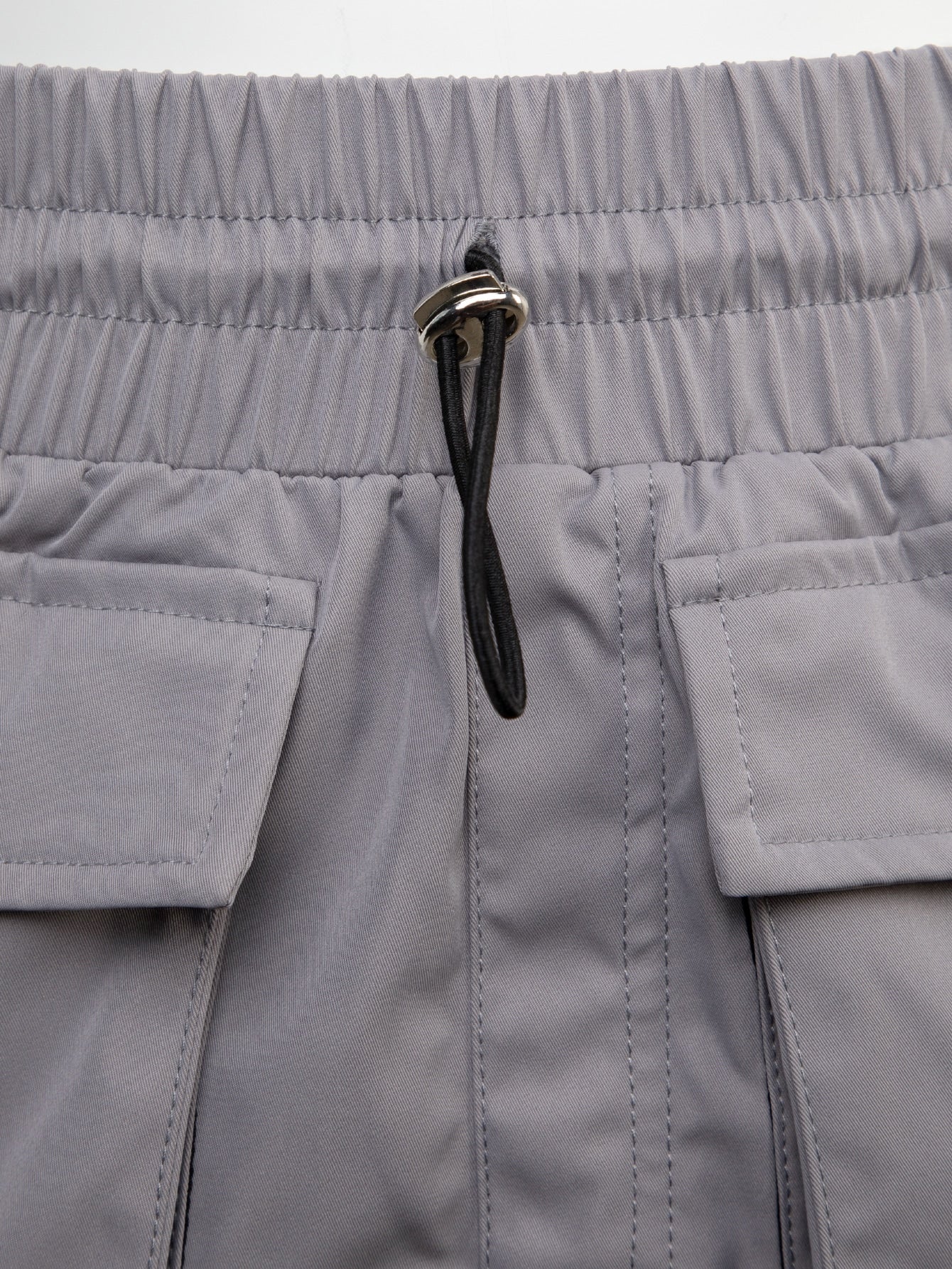 Haute Flap Pocket Drawstring Cargo Skirt For Summer