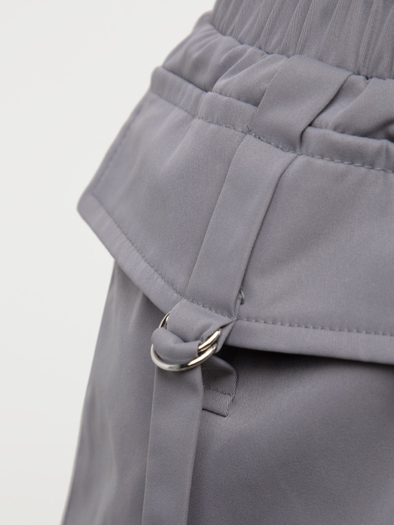 Haute Flap Pocket Drawstring Cargo Skirt For Summer