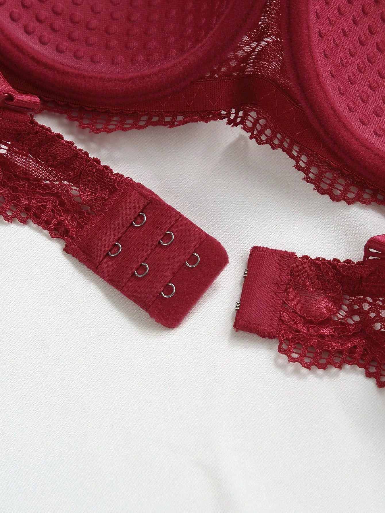 Floral Lace Underwire Bra & Panty Lingerie Set