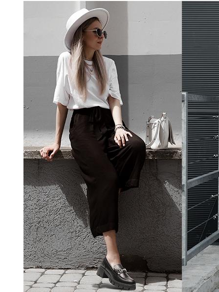 Women's Loafers Platform Chunky Loafers & Slip On Casual Leather Shoes