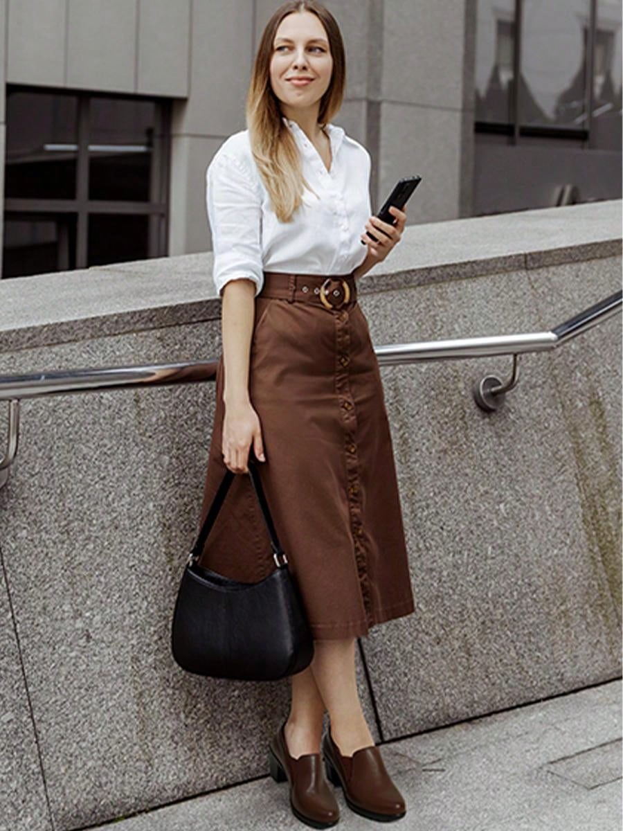 Women's Chunky Low Block Heel Pumps Comfort Oxfords Shoes Casual Loafers